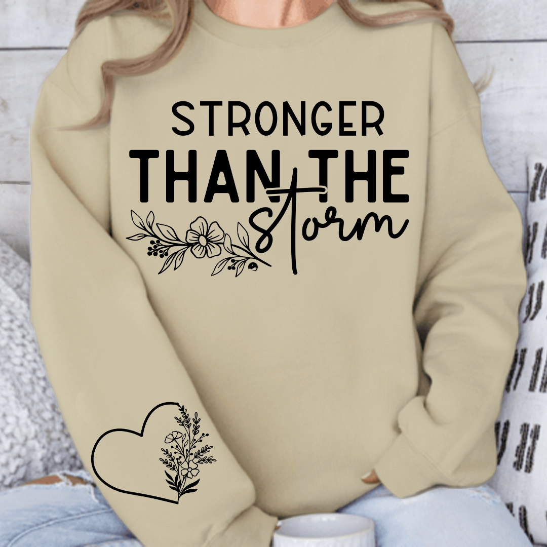 Sweatshirt Unisex Stronger Than The Storm