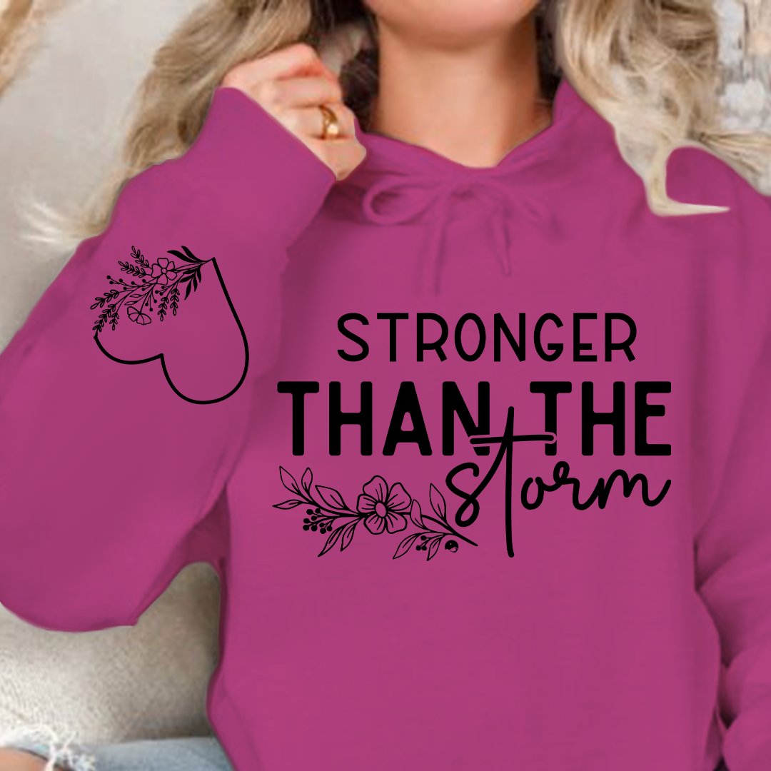 Hoodie Unisex Stronger Than The Storm