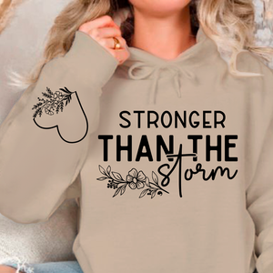 Hoodie Unisex Stronger Than The Storm