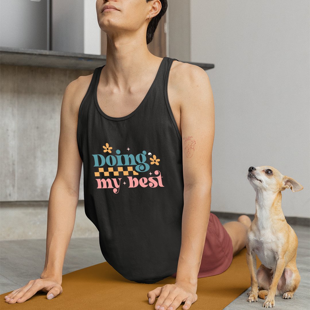 Unisex Jersey Tank Doing My Best