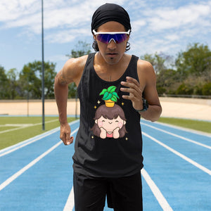 Unisex Jersey Tank Keep Going Keep Growing