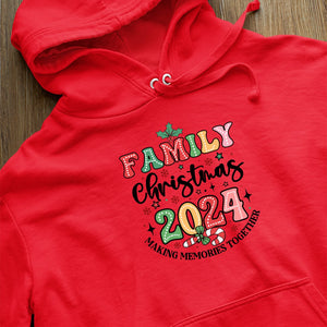 Hoodie Unisex Family Christmas Making Memories Together Christmas