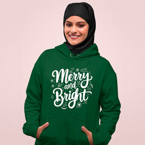 Hoodie Unisex Merry And Bright