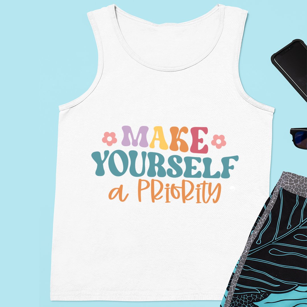 Unisex Jersey Tank Make Yourself A Priority