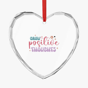 Crystal Glass Ornament Grow Positive Thoughts