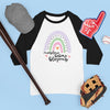 Unisex 3\4 Sleeve Baseball Tee