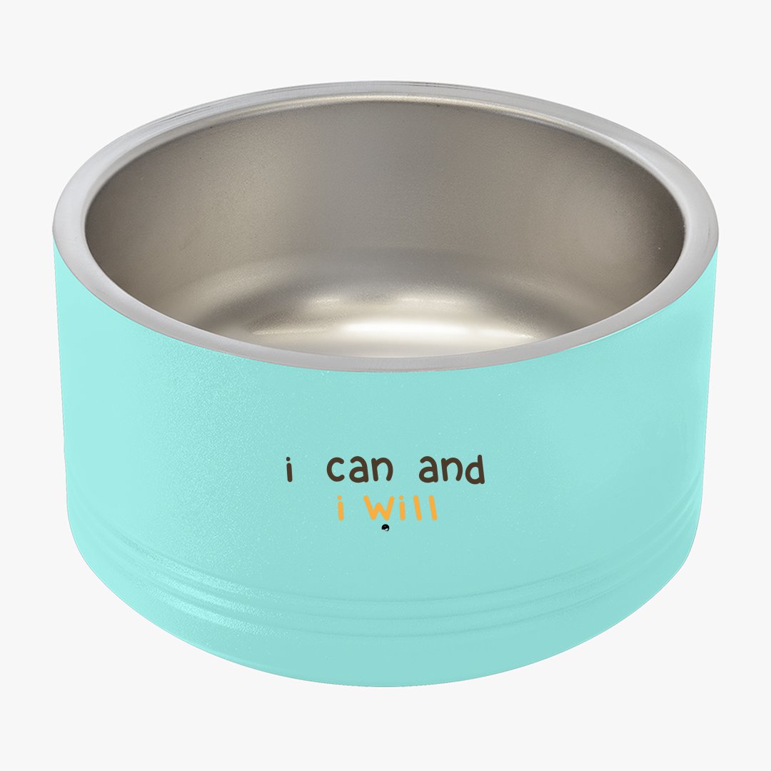 Pet Bowl I Can And I Will