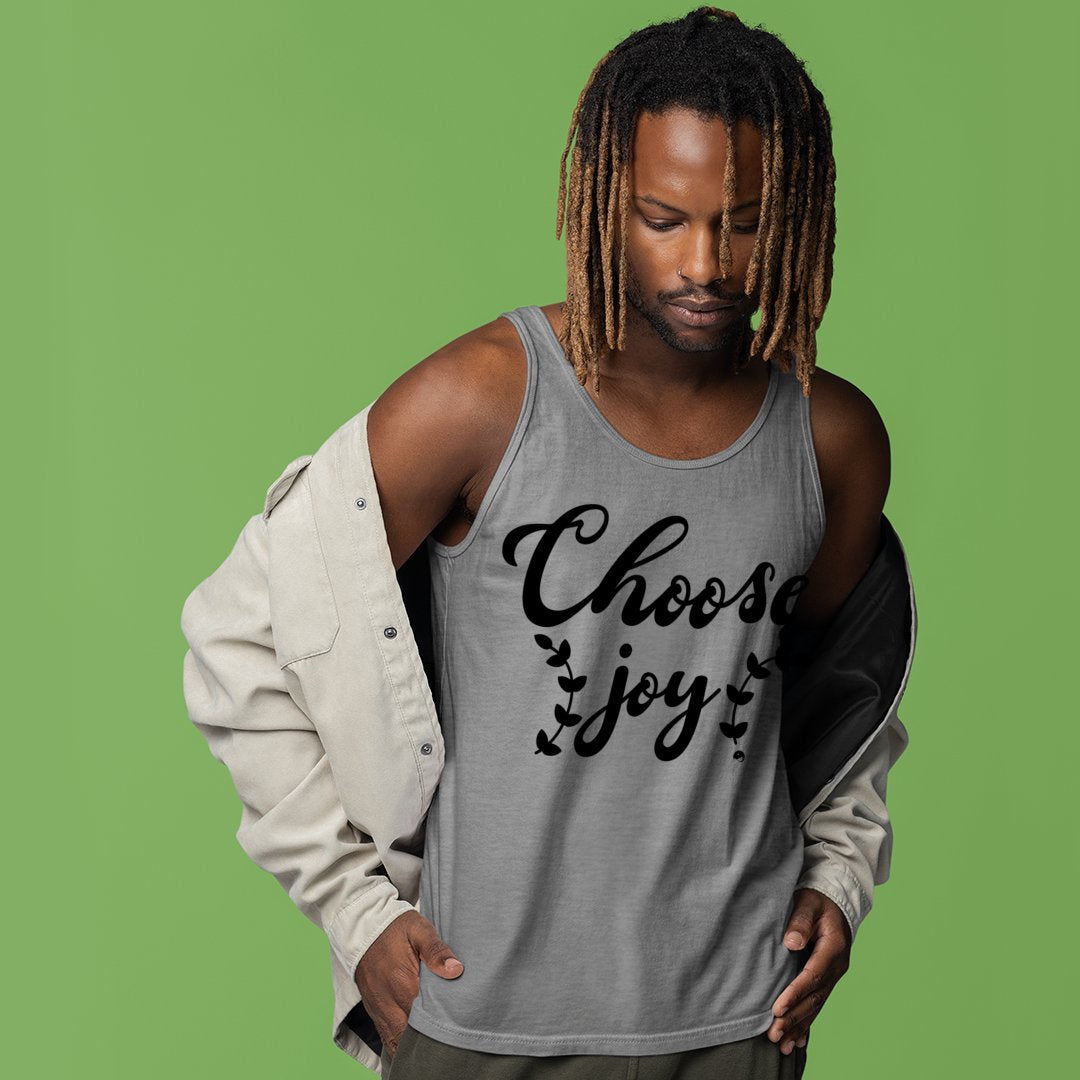 Unisex Jersey Tank Choose Joy