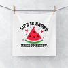 Face Towel Life Is Short Make It Sweet
