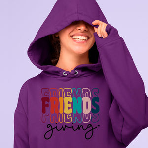 Hoodie Unisex Friendsgiving Stacked