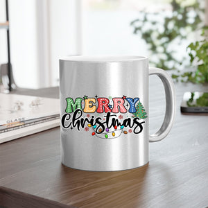 Mug Merry Christmas Retro Christmas Doodle Dots