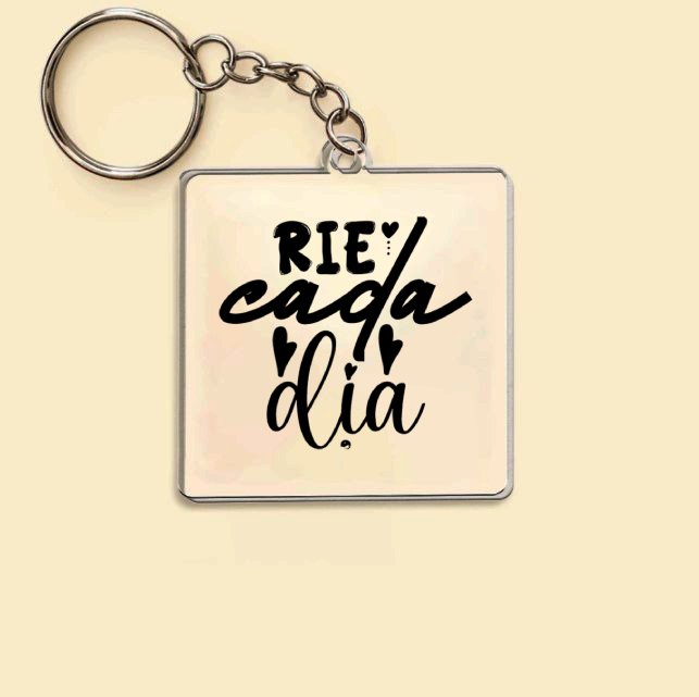 Keychain Rie Cada Dia