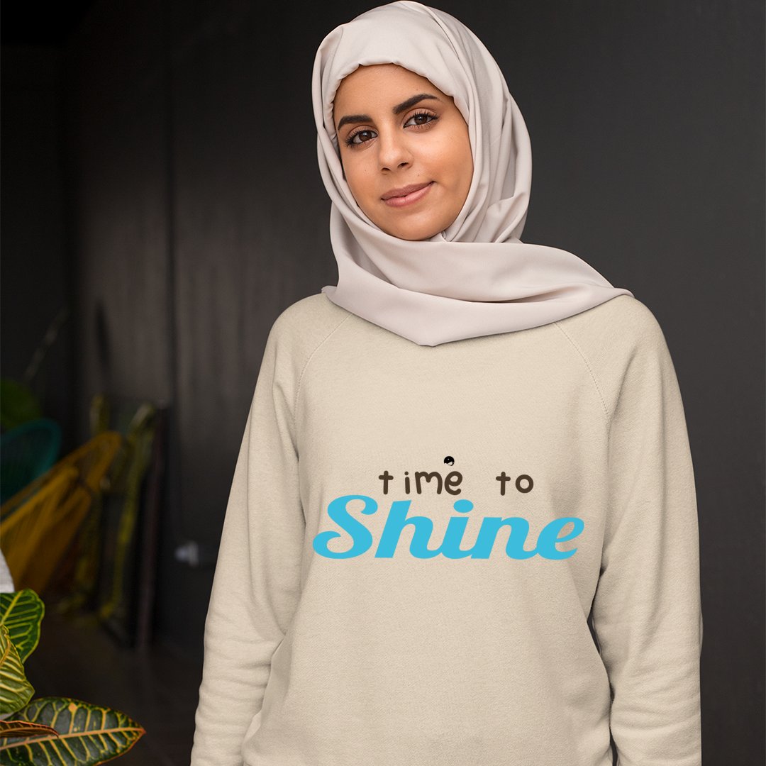 Sweatshirt Unisex Time To Shine