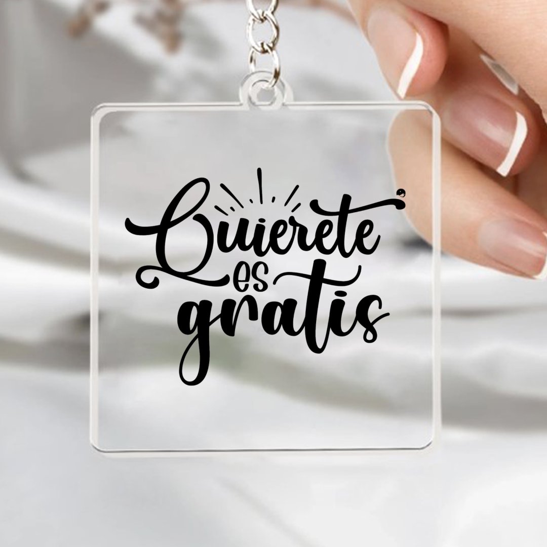 Keychain Quierete Es Gratis