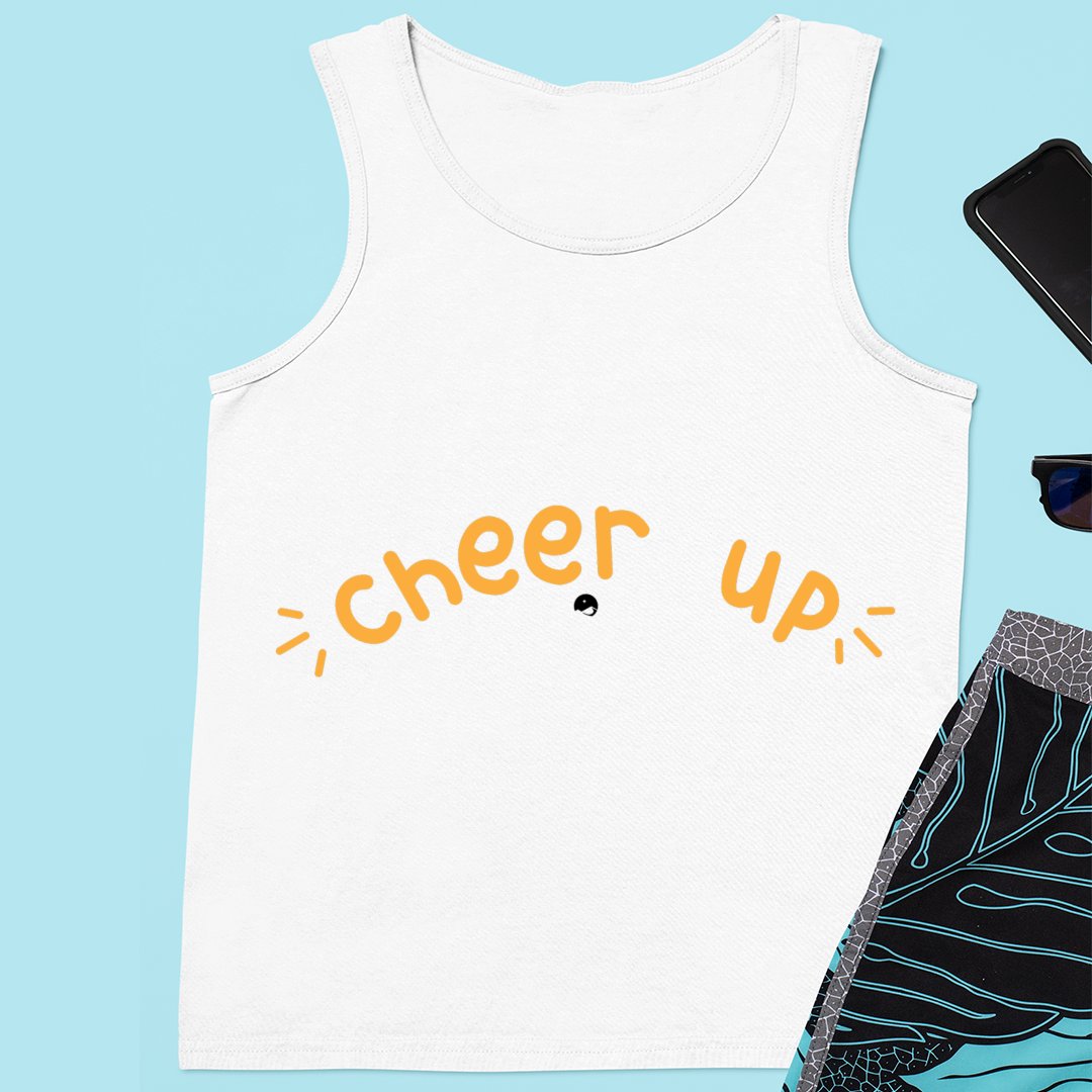 Unisex Jersey Tank Cheer Up