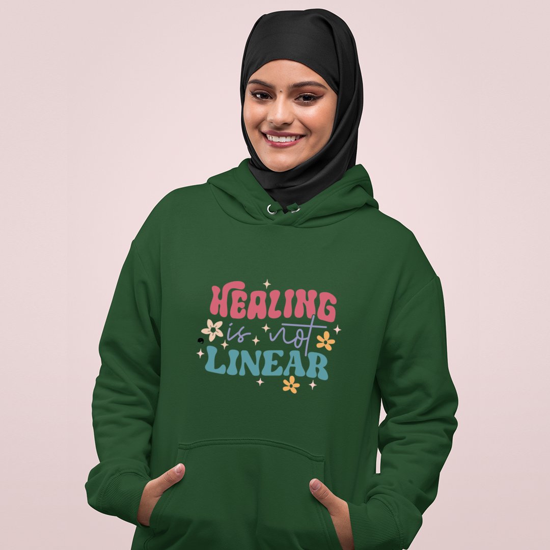 Hoodie Unisex Healing Is Not Linear