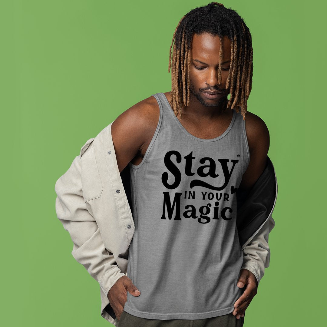 Unisex Jersey Tank Stay In Your Magic