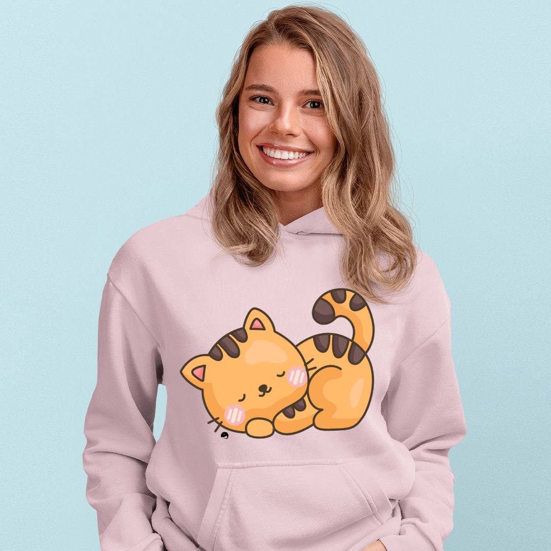 Hoodie Unisex Cute Cat