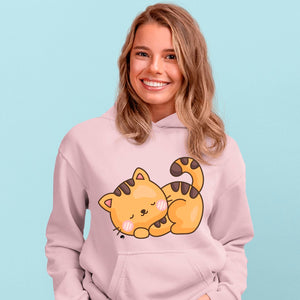 Hoodie Unisex Cute Cat