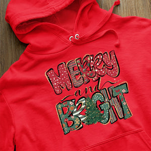 Hoodie Unisex Merry & Bright