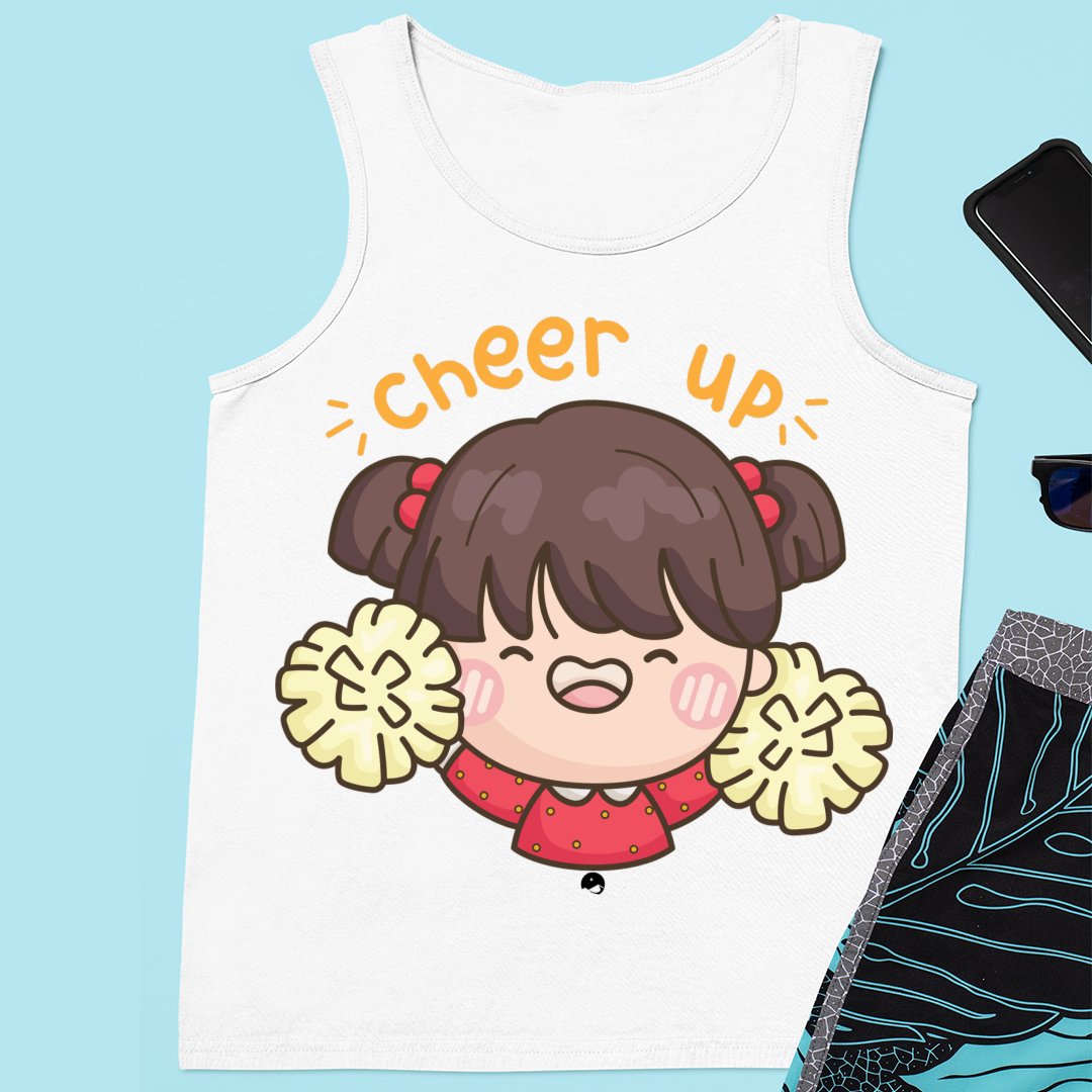 Unisex Jersey Tank Cheer Up