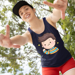 Unisex Jersey Tank Happy Little Star