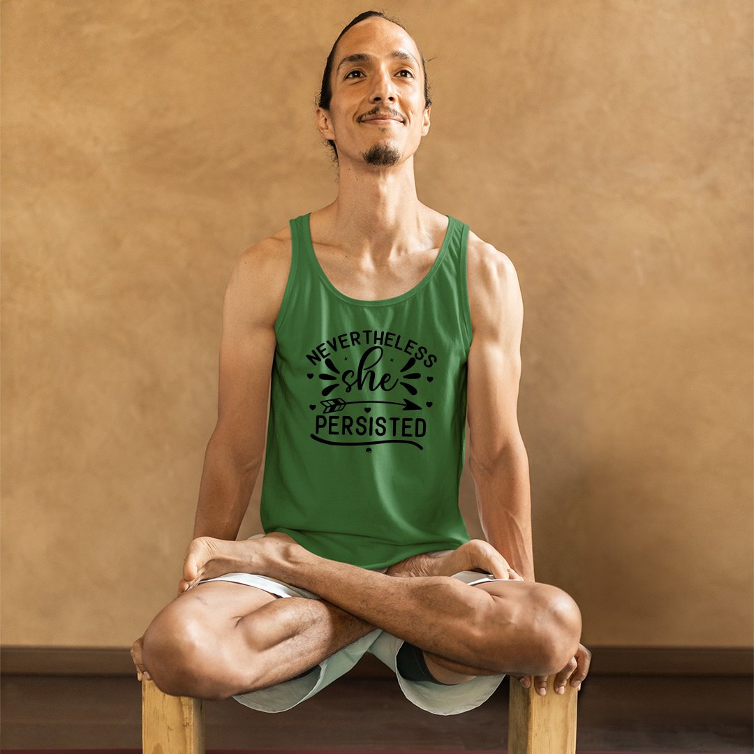 Unisex Jersey Tank Never The Less She Persisted