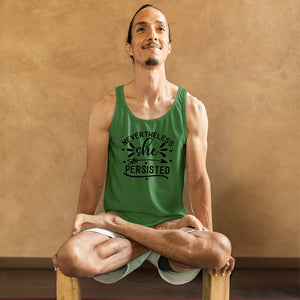 Unisex Jersey Tank Never The Less She Persisted