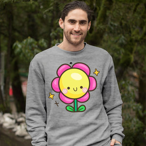 Sweatshirt Unisex Happy Flower