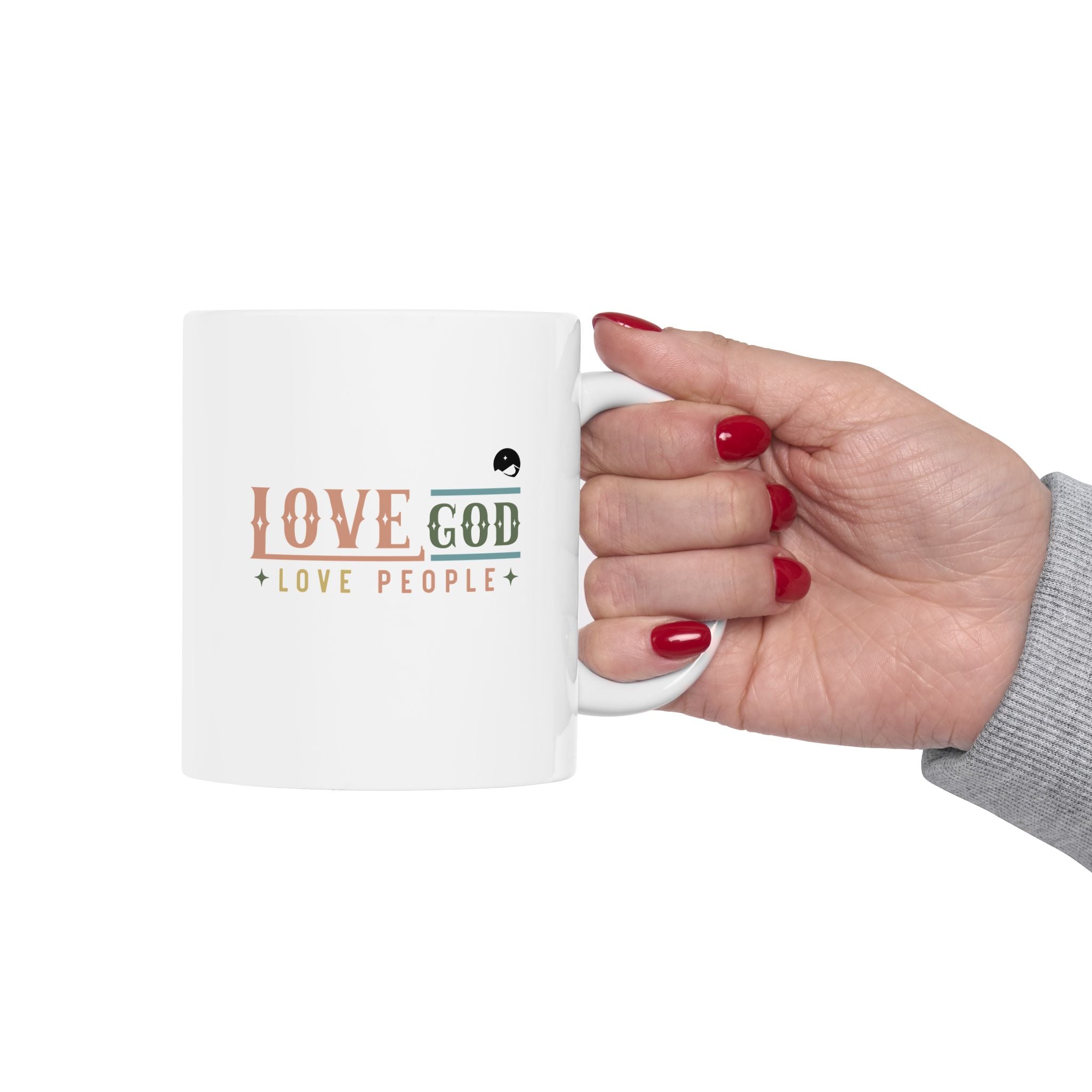 Love God Love People Ceramic Mug, (11oz, 15oz)