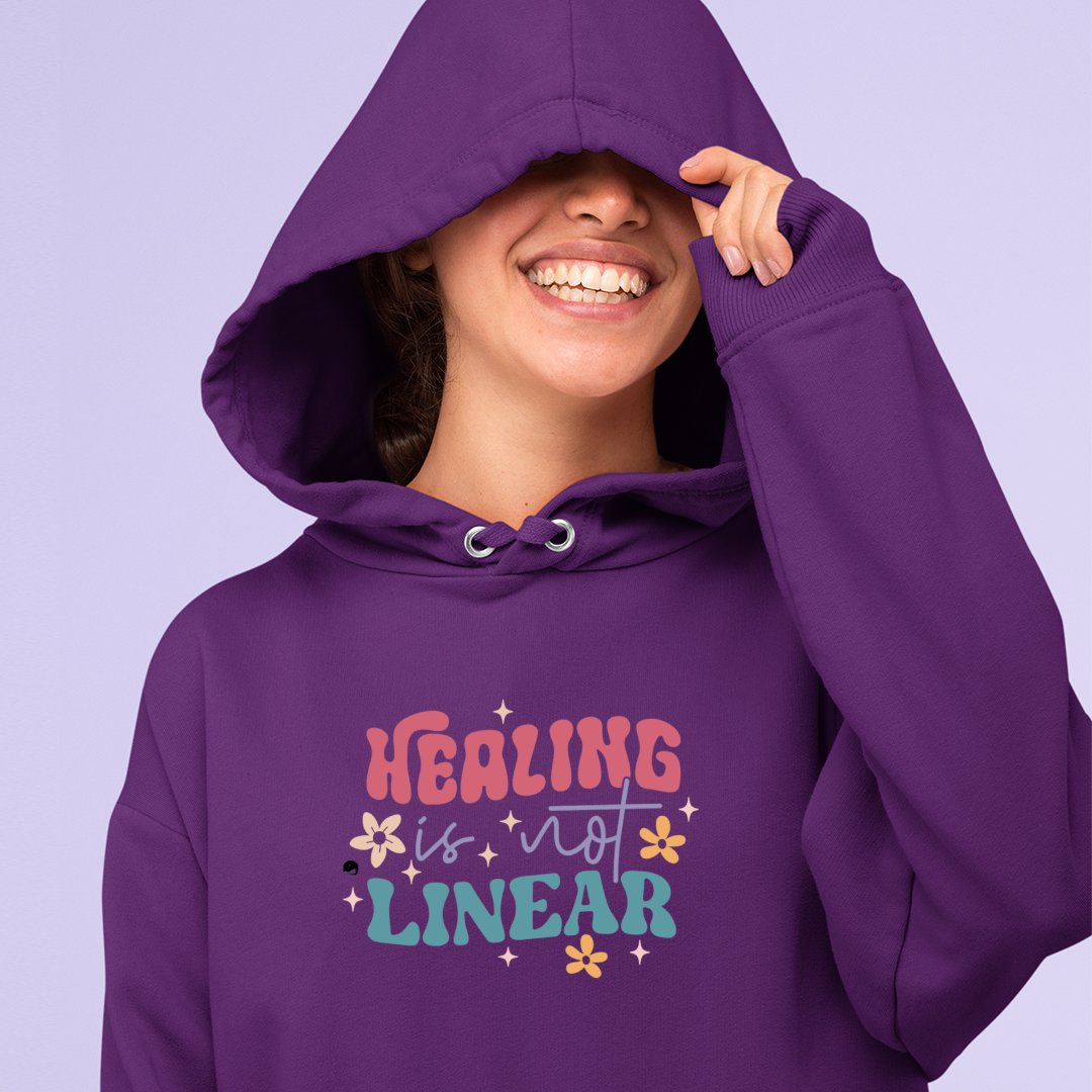 Hoodie Unisex Healing Is Not Linear