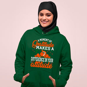 Hoodie Unisex Gratitude Makes A Difference