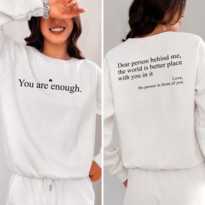 Sweatshirt Unisex You Are Enough 