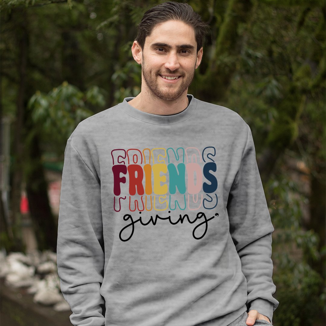 Sweatshirt Unisex Friendsgiving Stacked