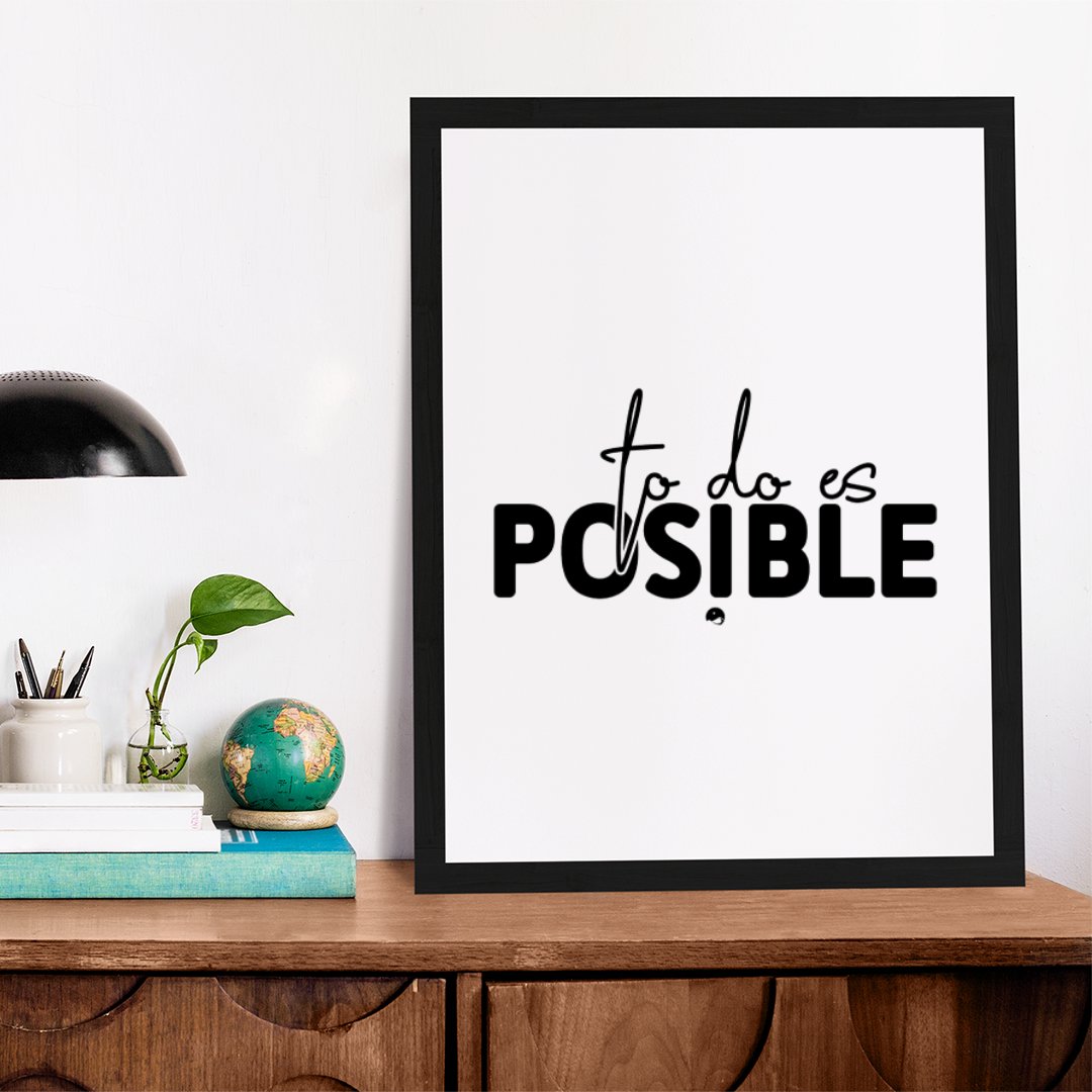 Matte Vertical Posters To Do Es Posible