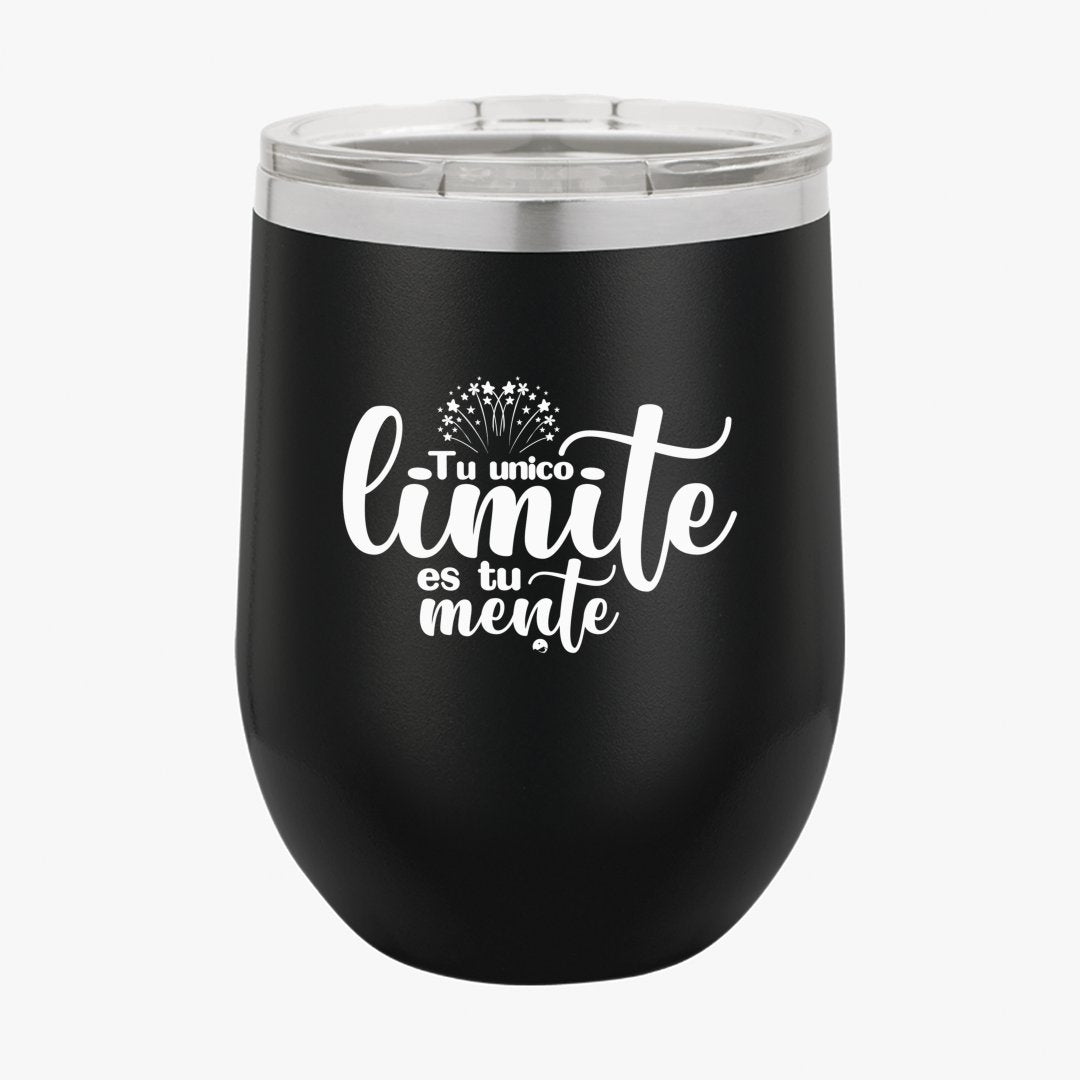 Wine Tumbler Tu Unico Limite Es Tu Mente