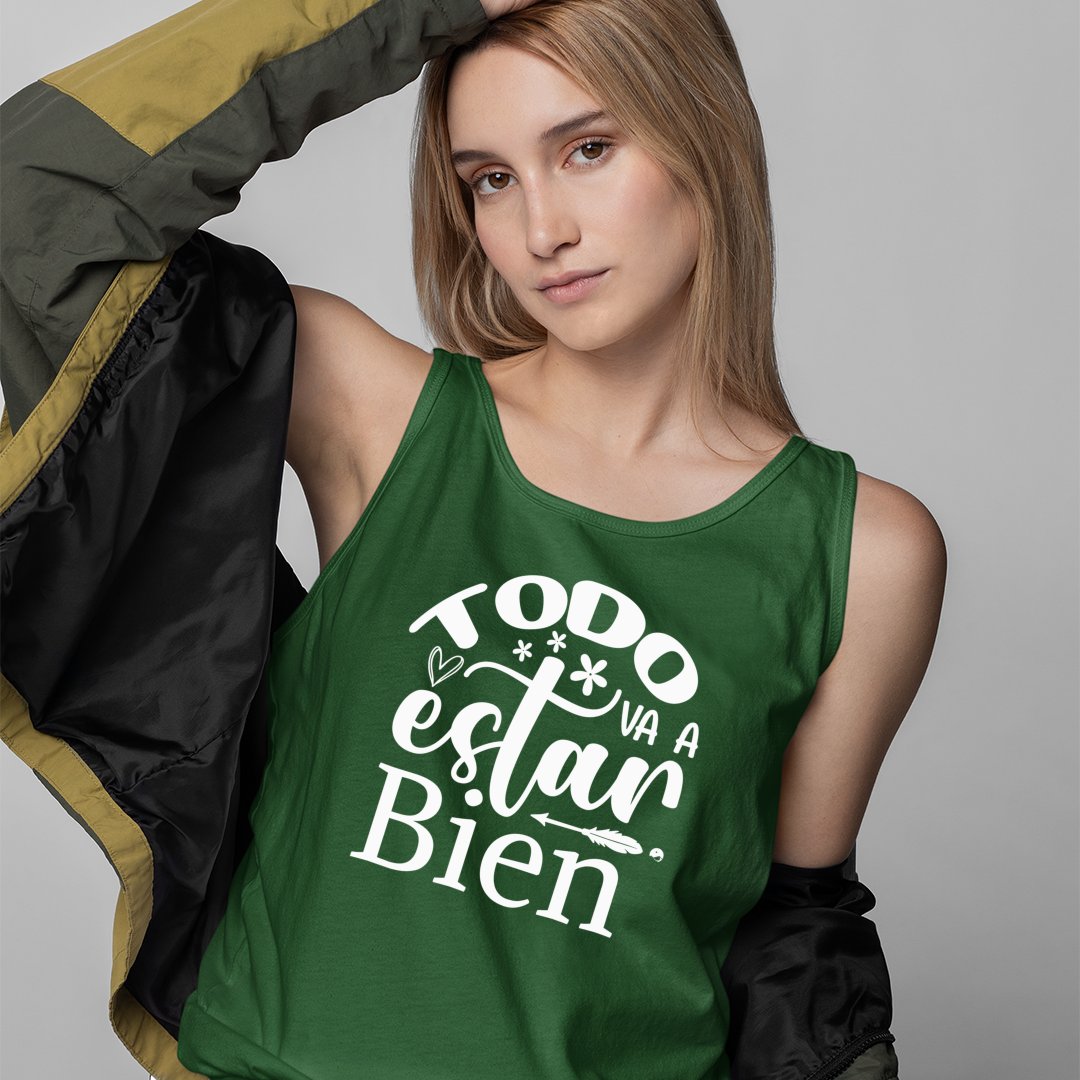 Unisex Jersey Tank Todo Va A Estar Bie