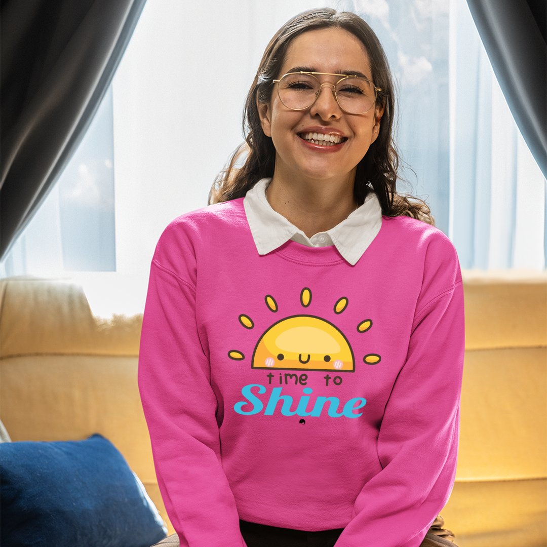 Sweatshirt Unisex Time To Shine