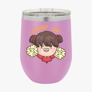 Wine Tumbler Cheer Up