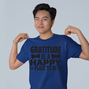 T-shirt Gratitude Is A Happy Place To Be