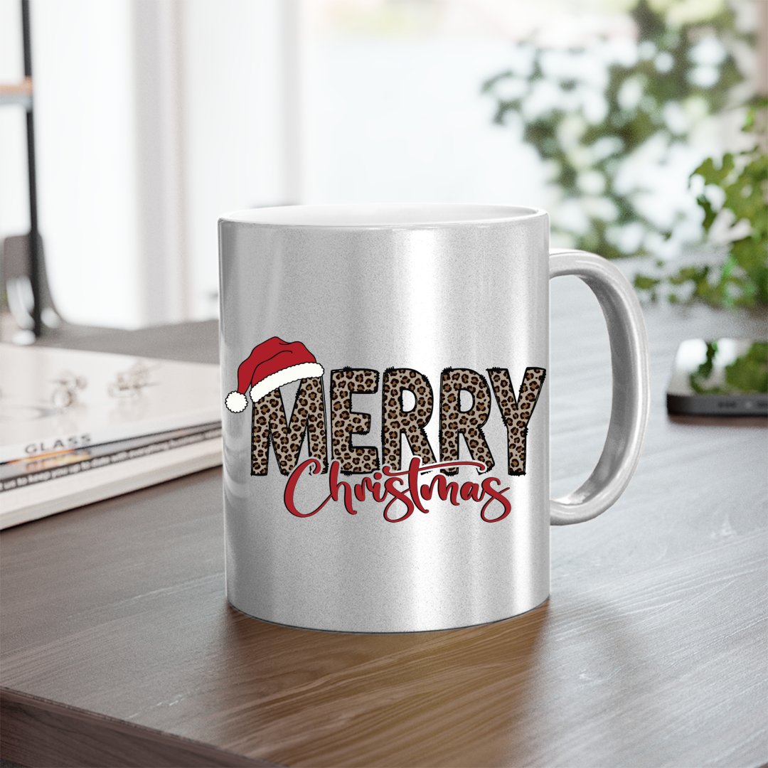 Mug Merry Christmas Leopard