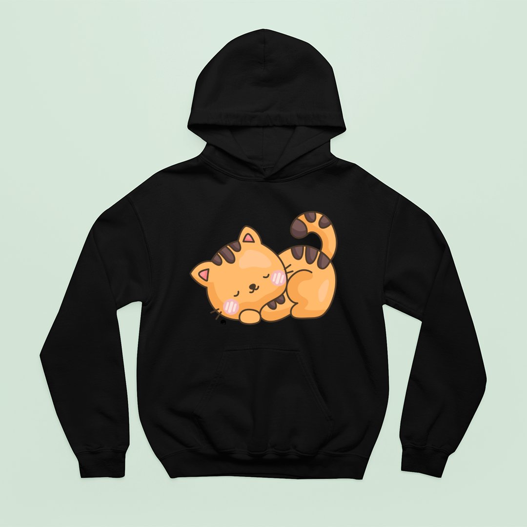 Hoodie Unisex Cute Cat