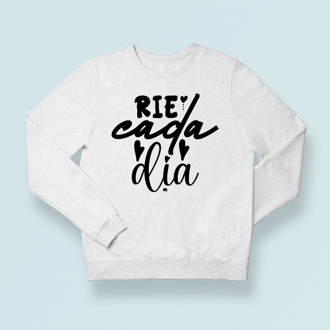 Sweatshirt Unisex Rie Cada Dia