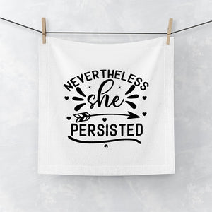 Face Towel Never The Less She Persisted
