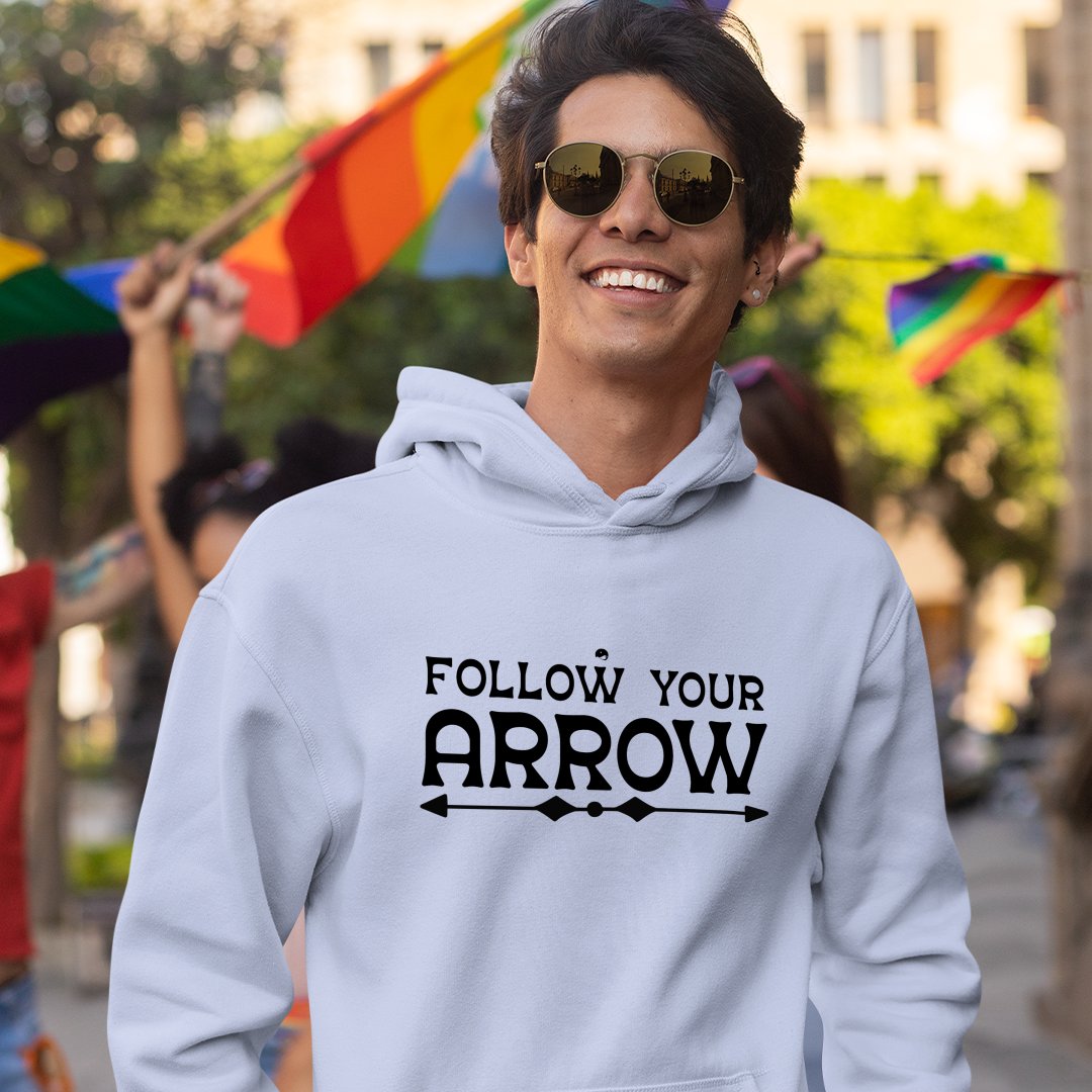 Hoodie Unisex Follow Your Arrow