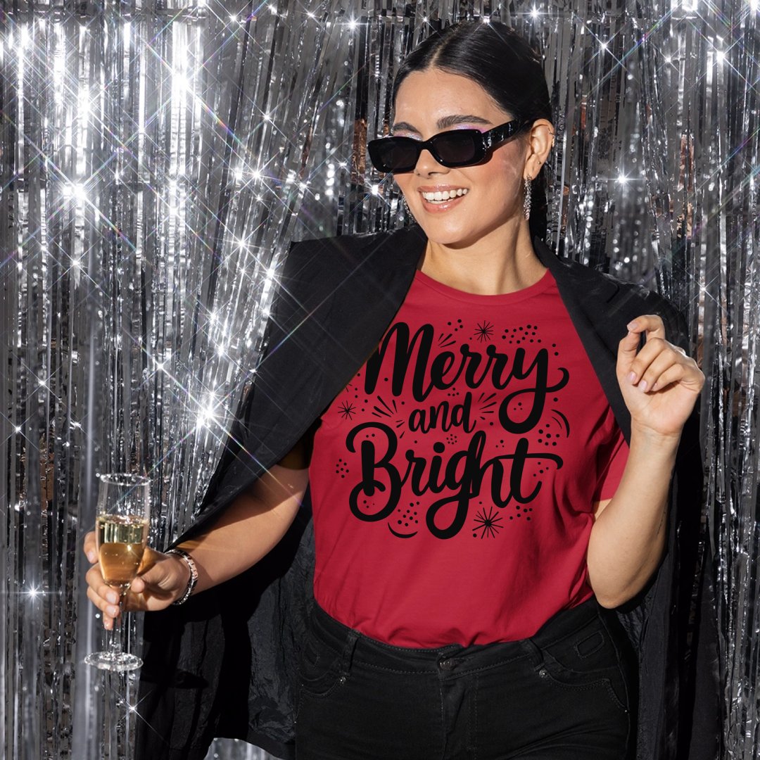 T-Shirt Merry & Bright