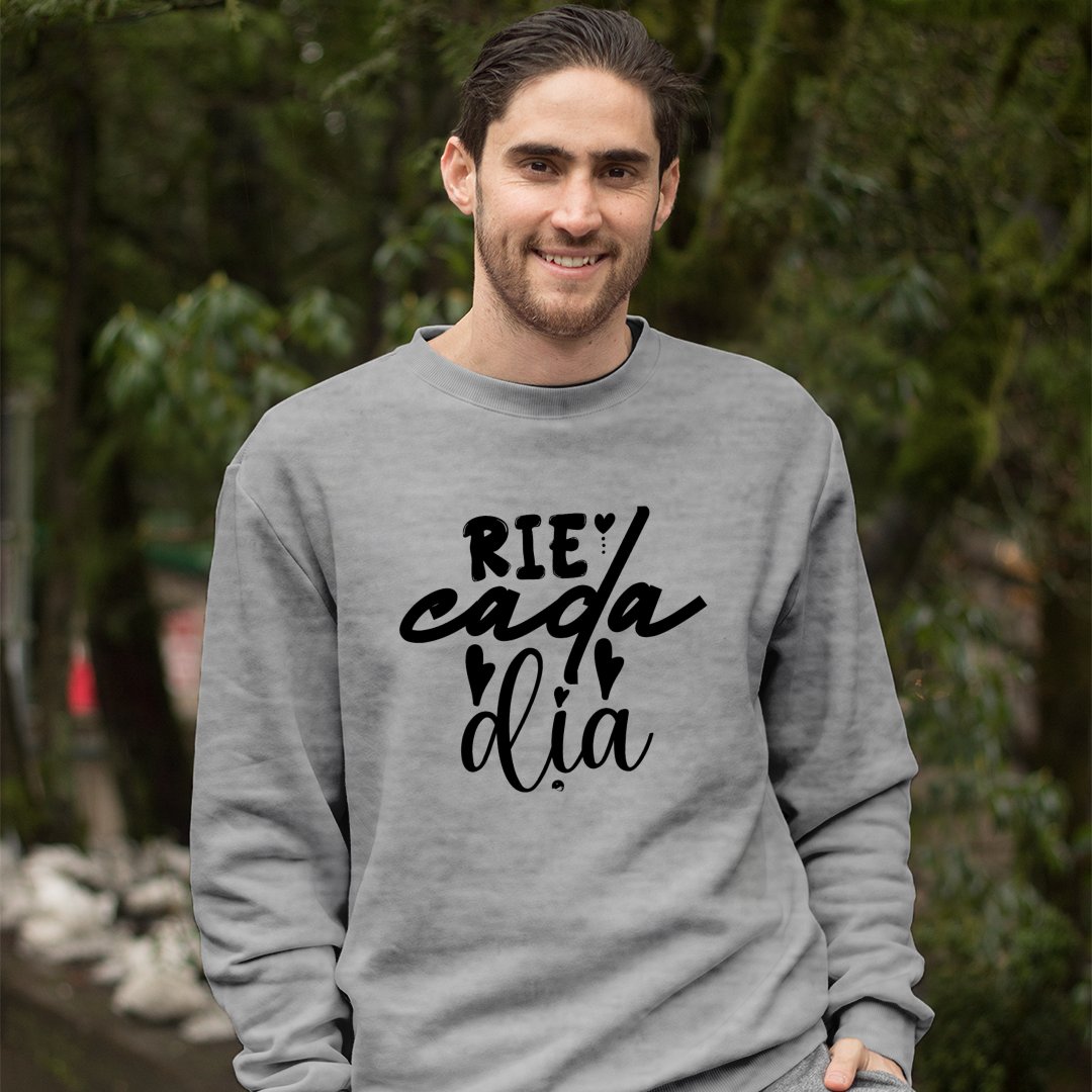 Sweatshirt Unisex Rie Cada Dia