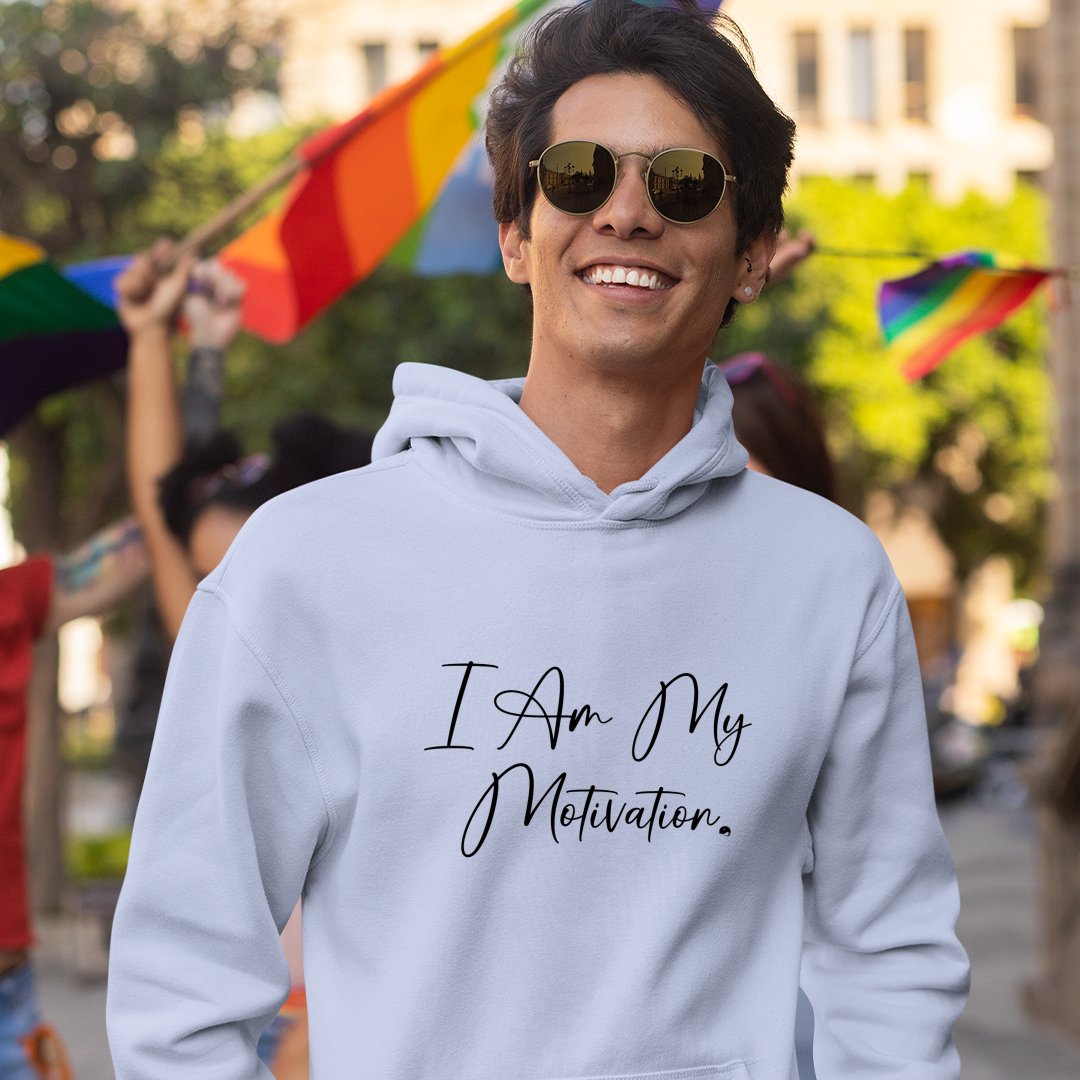 Hoodie Unisex I Am My Motivation