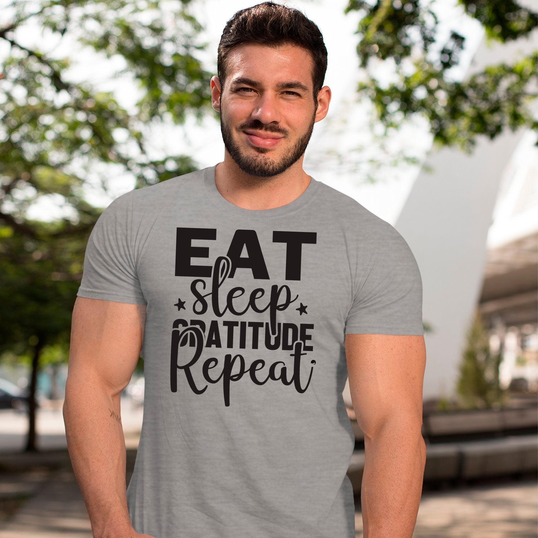 T-shirt Eat Sleep Gratitude Repeat