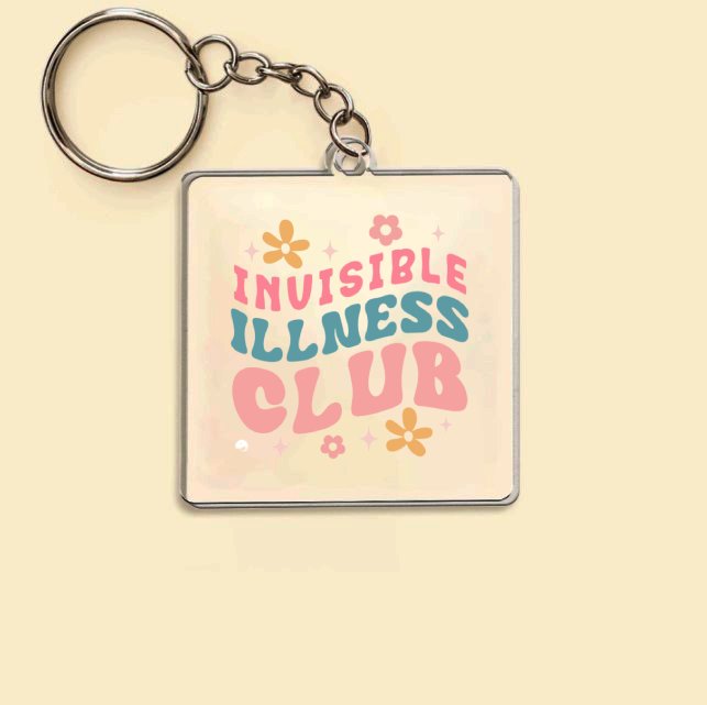 Keychain Invisible Illness Club